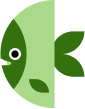 A green angelfish